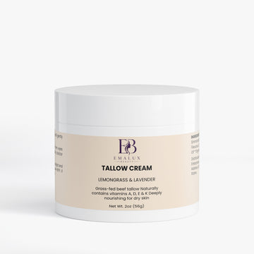 Grass-Fed Tallow Cream with Lemongrass & Lavender Oil