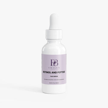 Retinol and Peptide Face Serum for Smooth Firm Looking Skin