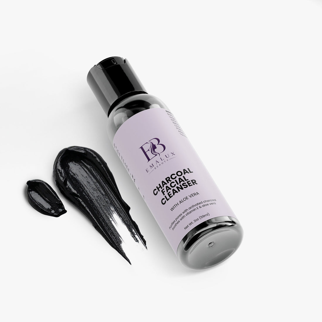 Charcoal Facial Cleanser for Deep Clean, Fresh-Looking Skin