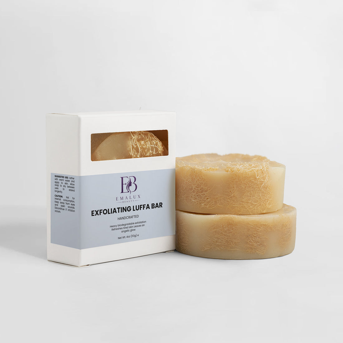 Exfoliating Luffa Bar with Hemp & Tea Tree for Smooth Skin