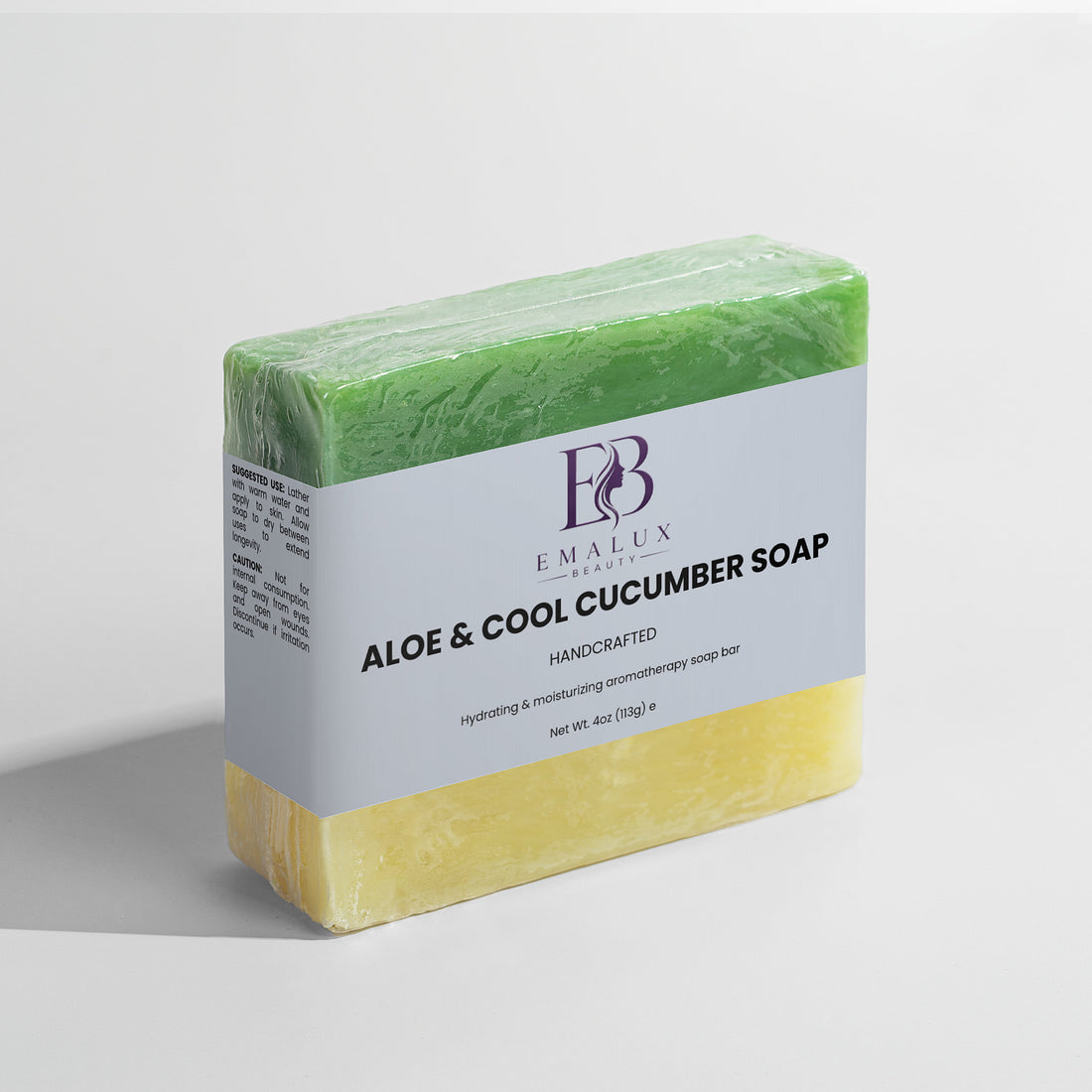 Aloe & Cool Cucumber Soap for Sensitive & Hydrated Skin