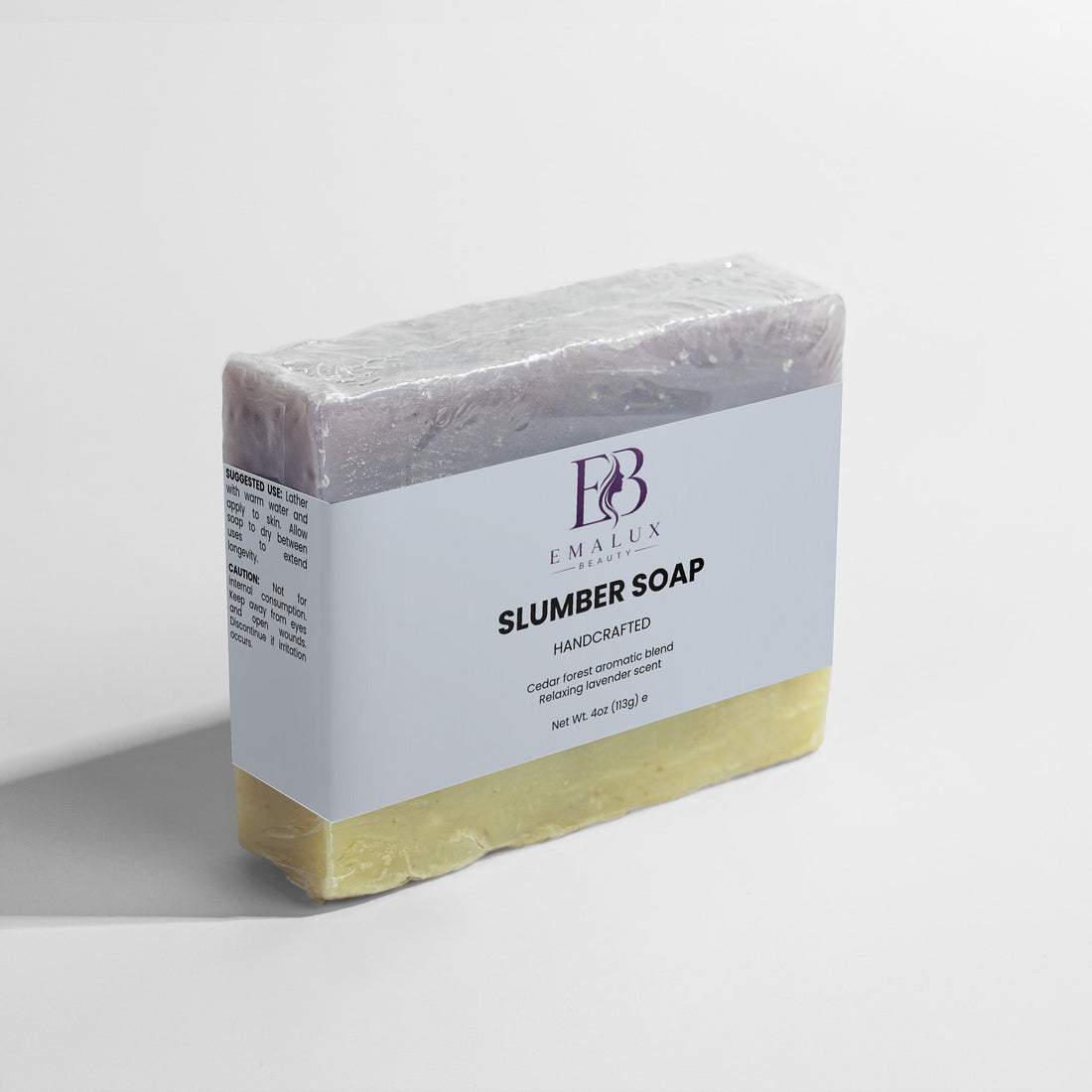 Slumber Soap with Lavender & Fir Needle for Relaxing Care