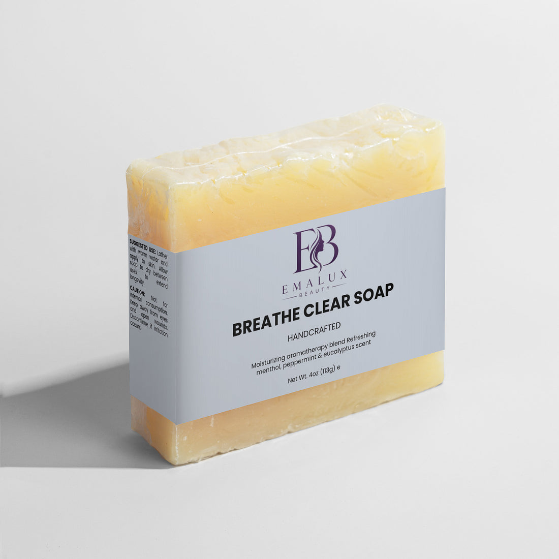 Breathe Clear Soap with Eucalyptus & Peppermint Essential Oils